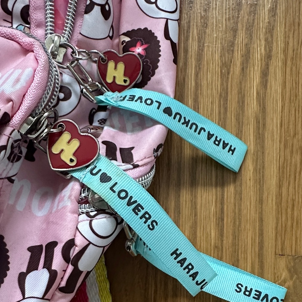 Pink Harajuku Lovers Backpack - Picture 7 of 10